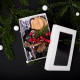 Zestaw prezentowy w pudełku prezentowym WINTER SPICES. Esencja zapachowa, szczotka do ciała i mydło.