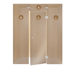 Szklane witryny do saun