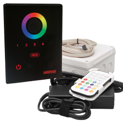 Panele sterujące oświetleniem sauny