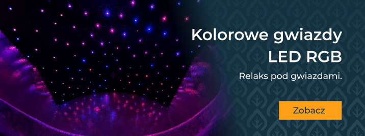 Kolorowe gwiazdy LED RGB