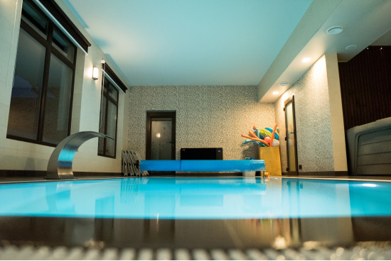 Basen i sauny w gospodarstwie "Vila Kalniškiai" - Centra SPA