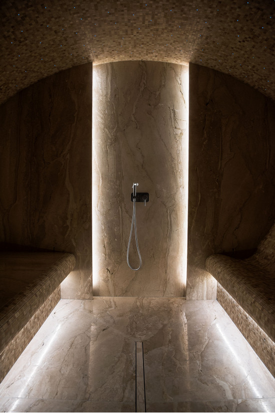 Łaźnie w Kursevel, Francja - Łaźnie parowe