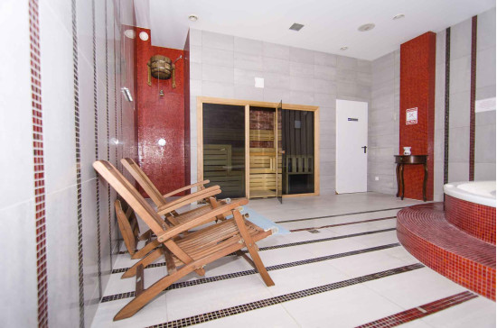Sauna z himalajską solą w ośrodku sportowo-rekreacyjnym OAZIS - Inne projekty