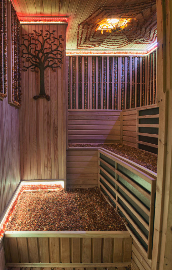Sauna na podczerwień z terapią bursztynową - Sauny na podczerwień