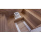 Ruszt podłogowy wzmocniony Thermo osika 600x800x43 mm