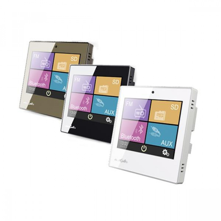 Wzmacniacz muzyczny Smart Home on Wall DSPPA DM837. czarny