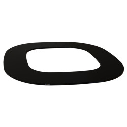 Kołnierz do osadzania - HELO Himalaya, szkło czarne  Kołnierz do osadzania - HELO Himalaya, szkło czarne