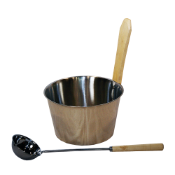 Zestaw SAUNA ze stali nierdzewnej 4 l  Zestaw SAUNA ze stali nierdzewnej 4 l