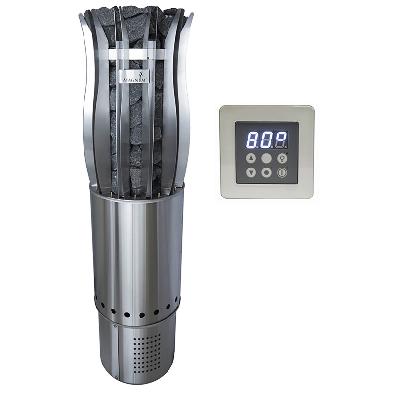 Piec elektryczny do sauny - MAGNUM LITE BOWL z oświetleniem