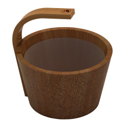 Wiadro parowe SAWO, cedrowe, 4 l  Wiadro parowe SAWO, cedrowe, 4 l