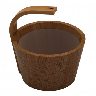 Wiadro parowe SAWO, cedrowe, 4 l