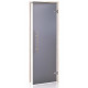 Drzwi do sauny szklane AD PREMIUM LIGHT, szkło matowe, 70 x 190, Aspen, matowy szary