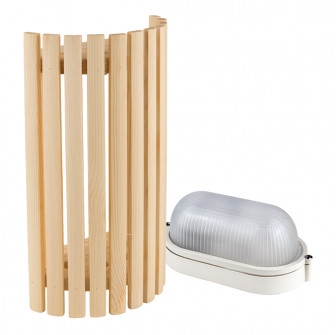 Lampa Sawo i zestaw kratowy 914-VP, sosna
