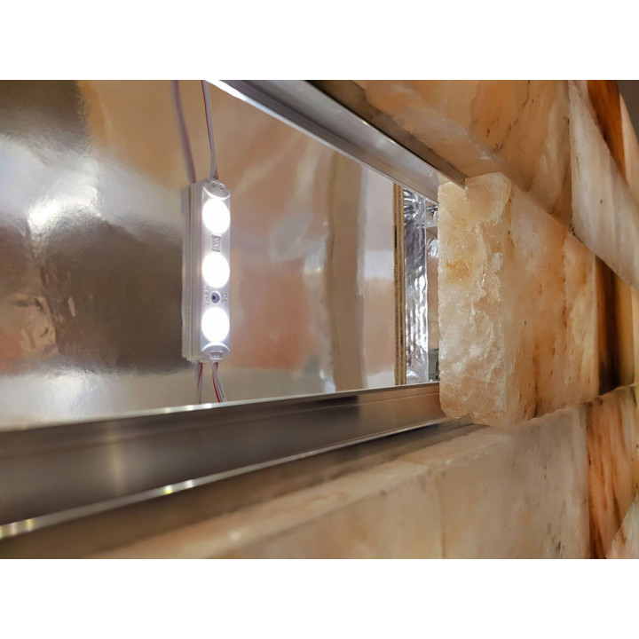 Polerowane cegły solne himalajskie z nacięciem 200x100x50mm