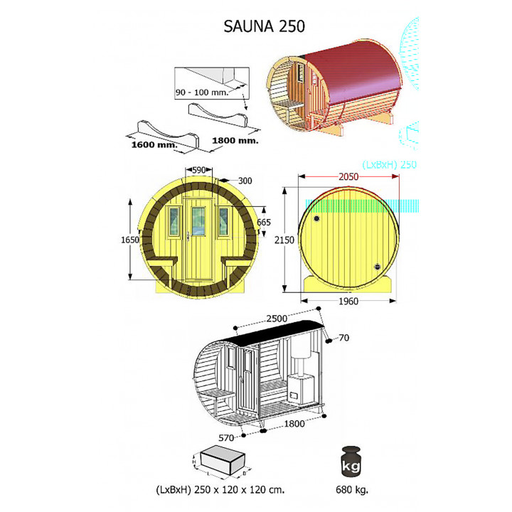 Sauna 250