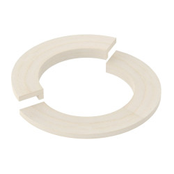 Kołnierz do osadzania - do grzejnika okrągłego SAWOTEC Tower, drewniany  Kołnierz do osadzania - do grzejnika okrągłego SAWOTEC Tower, drewniany