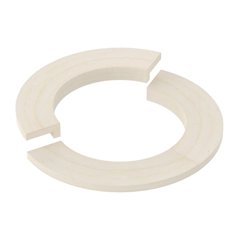 Kołnierz do osadzania - do grzejnika okrągłego SAWOTEC Tower, drewniany