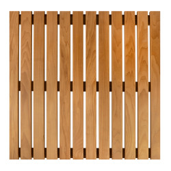 Ruszt podłogowy wzmocniony Thermo osika 600x600x43 mm  Ruszt podłogowy wzmocniony Thermo osika 600x600x43 mm