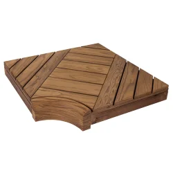 Moduł narożny do modułowych ław do sauny, Sosna 