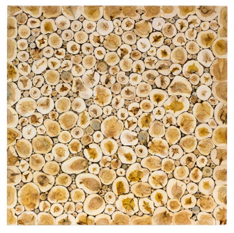 Cienki panel z drewna jałowcowego, 500 × 500 mm