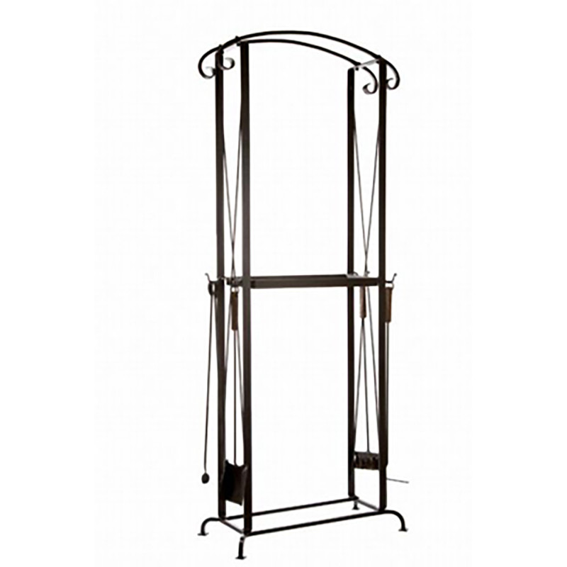 Uchwyt na drewno opałowe z narzędziami