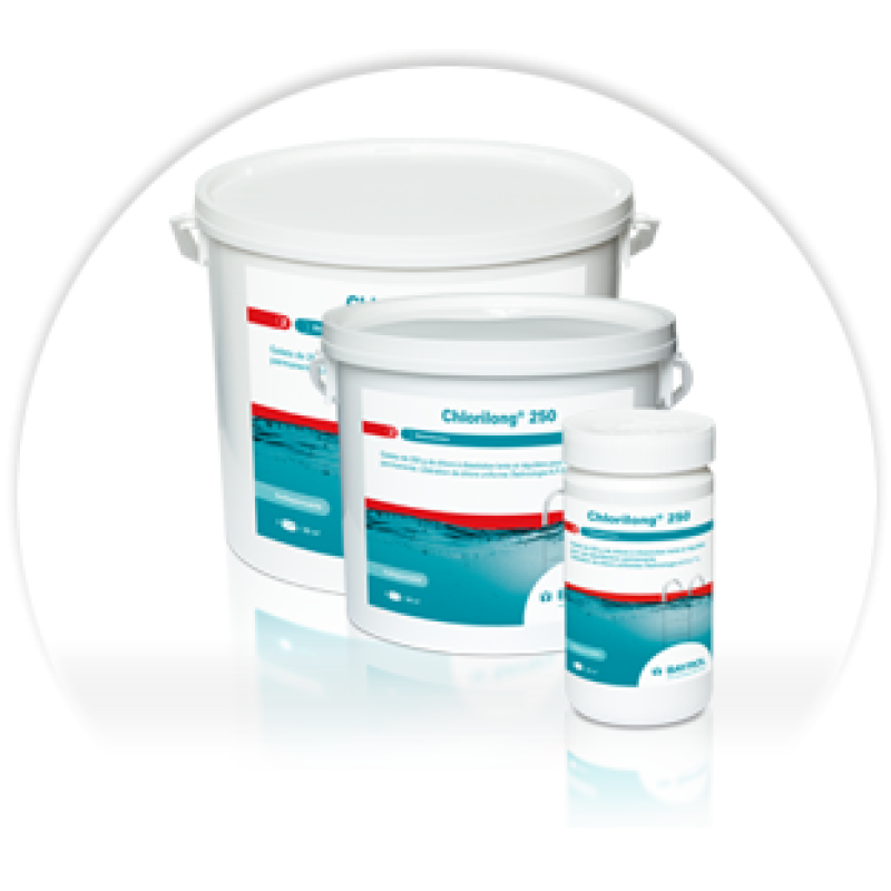 Wolno rozpuszczalne tabletki chloru Chlorilong 200, 5 kg
