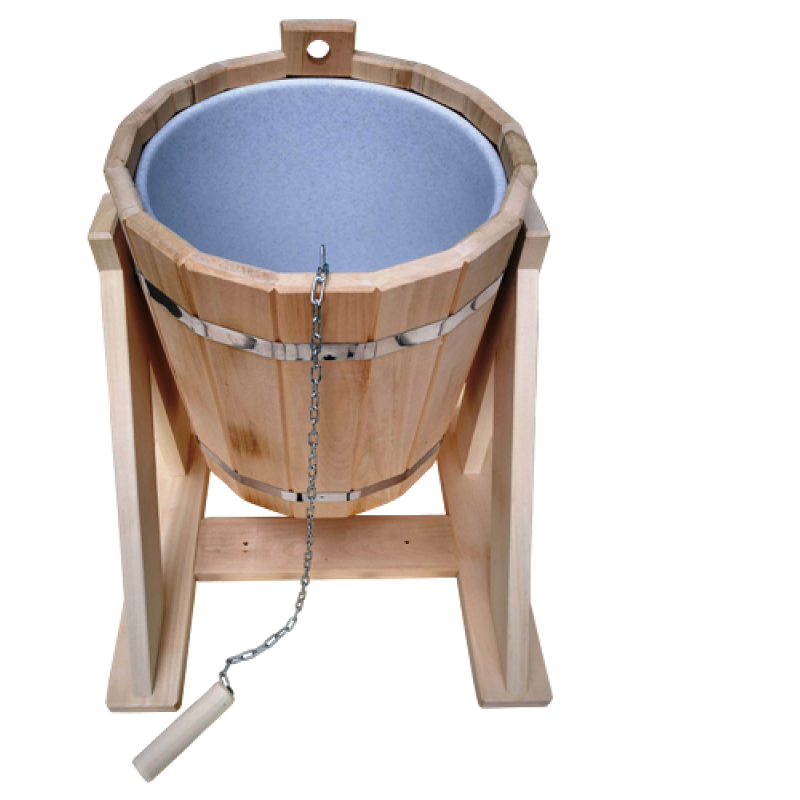 Wiaderko prysznicowe z wkładem z tworzywa sztucznego, 10 l