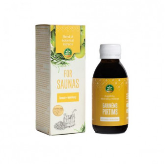 Mieszanka ekstraktów roślinnych do sauny z olejkami eterycznymi z cytryny i rozmarynu, 150 ml