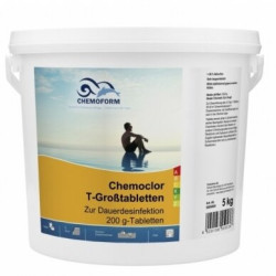 Chlor wolno rozpuszczający CHEMOCLOR T-Tabletki 200 g, 5 kg