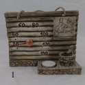 Ceramiczny termometr do sauny - ze świecą - 1
