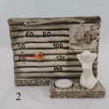 Ceramiczny termometr do sauny - ze świecą - 2