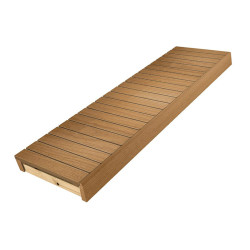 Ławka do sauny, termo osika, 400x1600-2400 mm  Ławka do sauny, termo osika, 400x1600-2400 mm