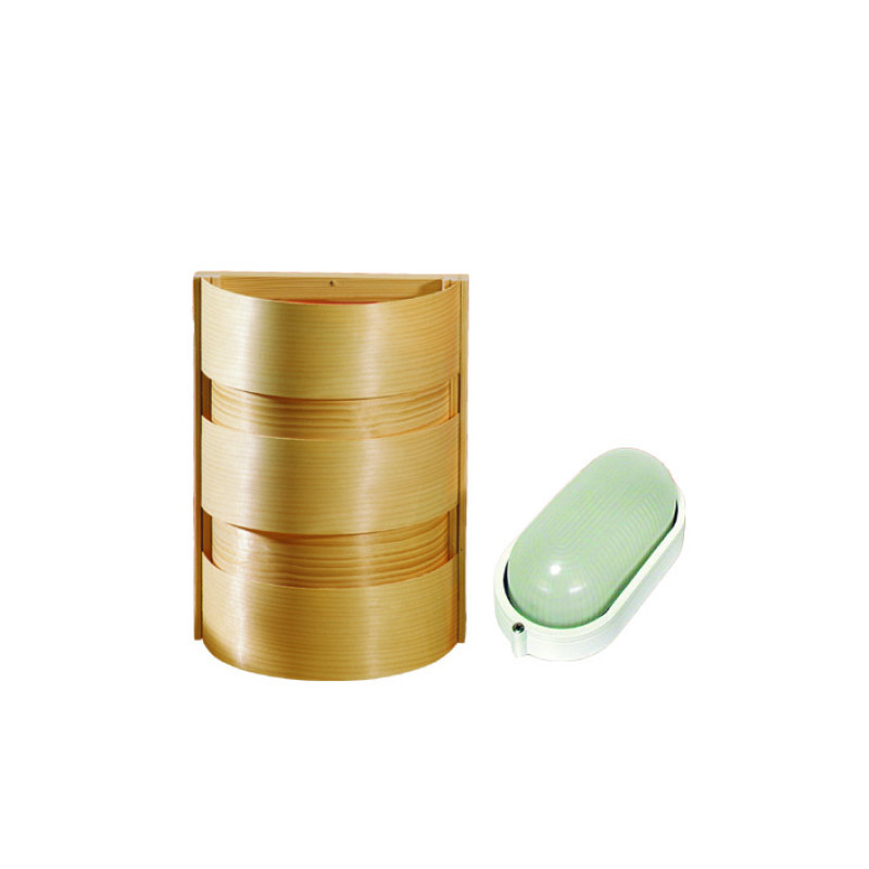 Zestaw lampy i klosza EOS do sauny