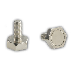 Magnes drzwiowy z trzpieniem gwintowanym  Magnes drzwiowy z trzpieniem gwintowanym