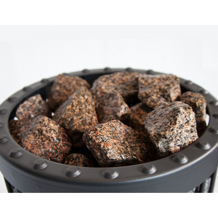 Kamienie HARVIA, granit czerwony 5-10 cm