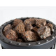 Kamienie HARVIA, granit czerwony 5-10 cm