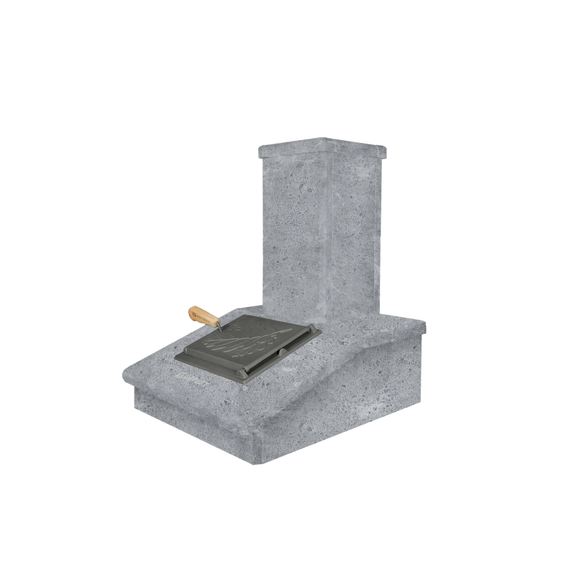 Kamienne wykończenie komina, steatyt, 540 mm