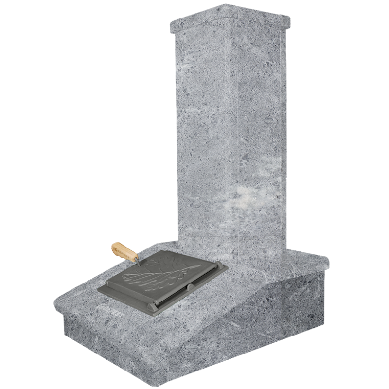 Kamienne wykończenie komina, steatyt, 790 mm