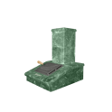 Wykończenie komina kamienne, serpentyn, 540 mm - 0