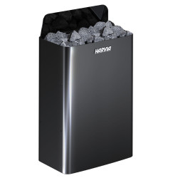 Elektryczny piec do sauny - HARVIA The Wall Black Steel SW90E 9 kW  Elektryczny piec do sauny - HARVIA The Wall Black Steel SW90E 9 kW