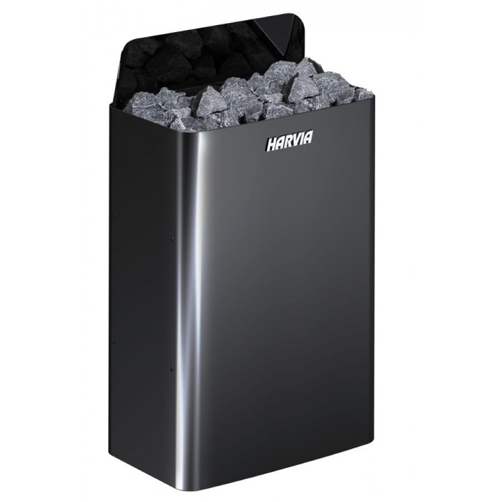 Piec elektryczny do sauny - HARVIA The Wall Black Steel SW90E 9 kW