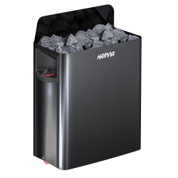 Elektryczny piec do sauny - HARVIA The Wall Black Steel SW45 4,5 kW  Elektryczny piec do sauny - HARVIA The Wall Black Steel SW45 4,5 kW