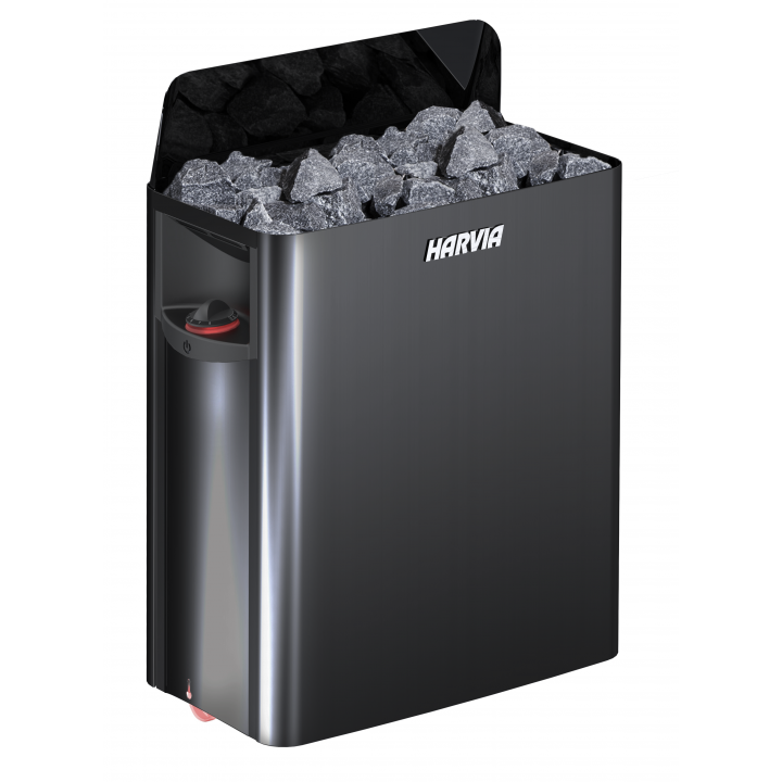 Piec elektryczny do sauny - HARVIA The Wall Black Steel SW60 6 kW