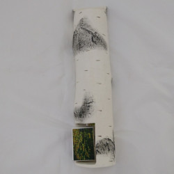 Ceramiczny stojak na pudełko zapałek - brzoza 