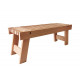 Ławka do sauny olcha 1005 x 370 x 400 mm