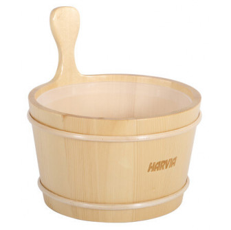 Wiadro drewniane Harvia, 4l