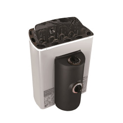 Piec elektryczny do sauny - SAWOTEC MINI X Corner, 2,3 kW, z jednostką sterującą 