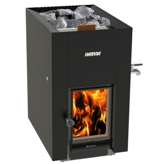 Piec do sauny opalany drewnem - HARVIA Linear 22 GreenFlame ES