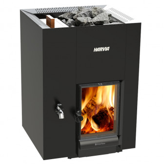 Piec do sauny opalany drewnem - HARVIA Linear 22 GreenFlame LS