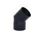 Łuk HARVIA 45° czarny